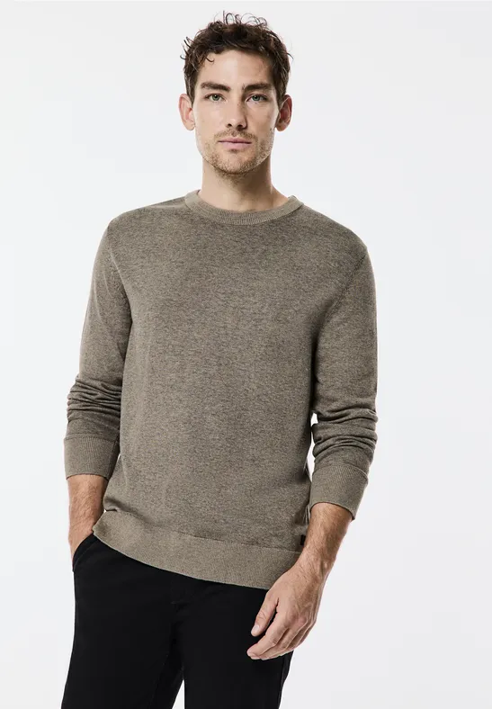 Street One Pullover in Two Tone Optik Nur für heute