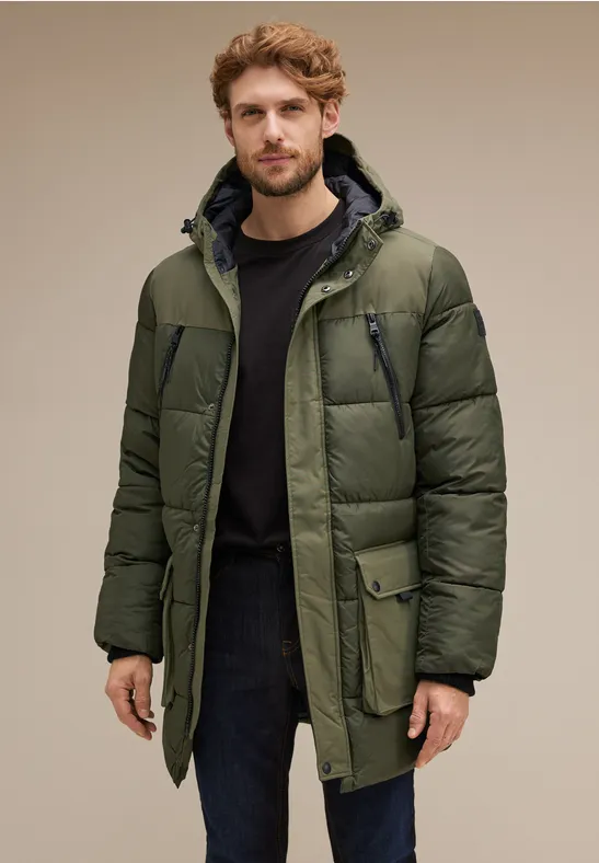 Street One Longjacke mit 2-Wege Zipper Speichern exportieren