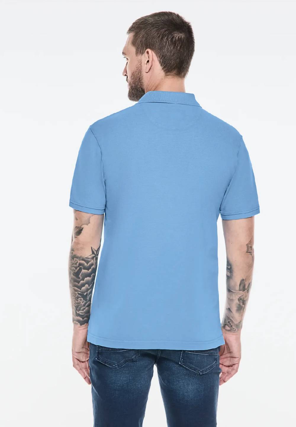 Street One Gewaschenes Poloshirt Kostenloser Versand