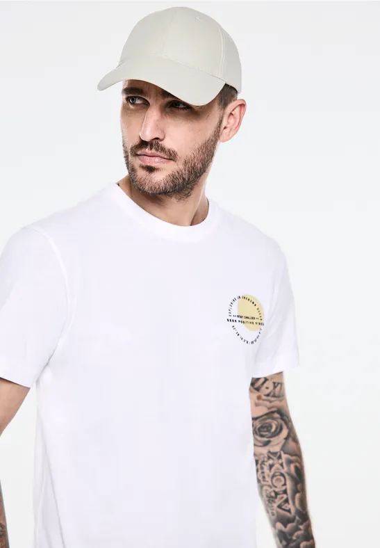 Street One T-Shirt mit Chestprint Begrenztes Angebot