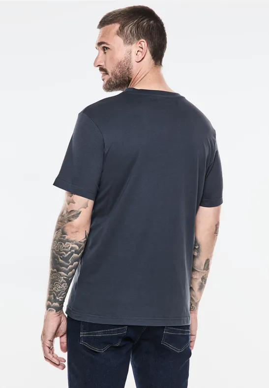 Street One T-Shirt mit Chestprint Weihnachtsangebot