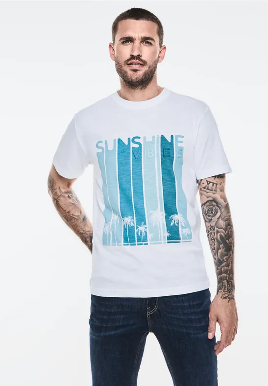Street One T-Shirt mit Frontprint Heißer Verkauf
