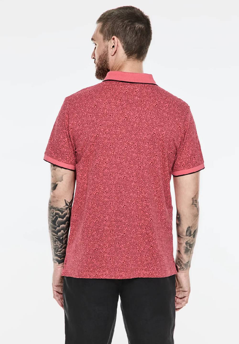 Street One Piquée Poloshirt mit Print Top Angebot
