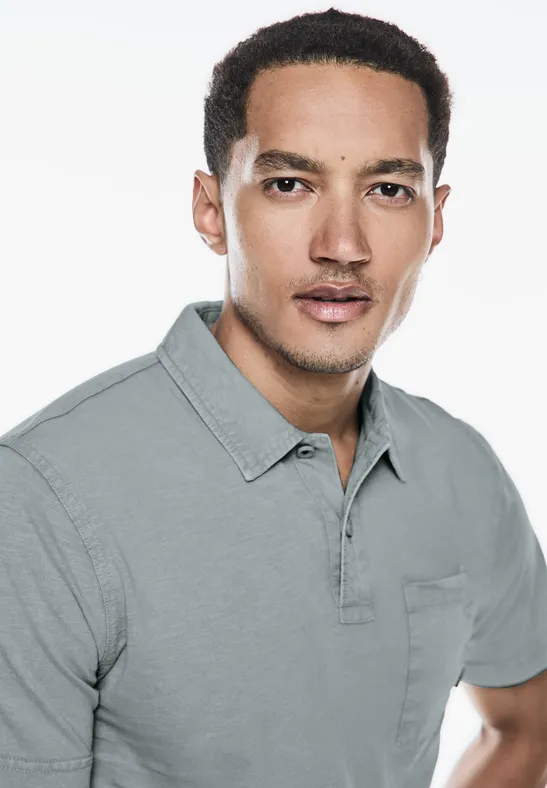 Street One Garmend Dye Slub Poloshirt Bestseller