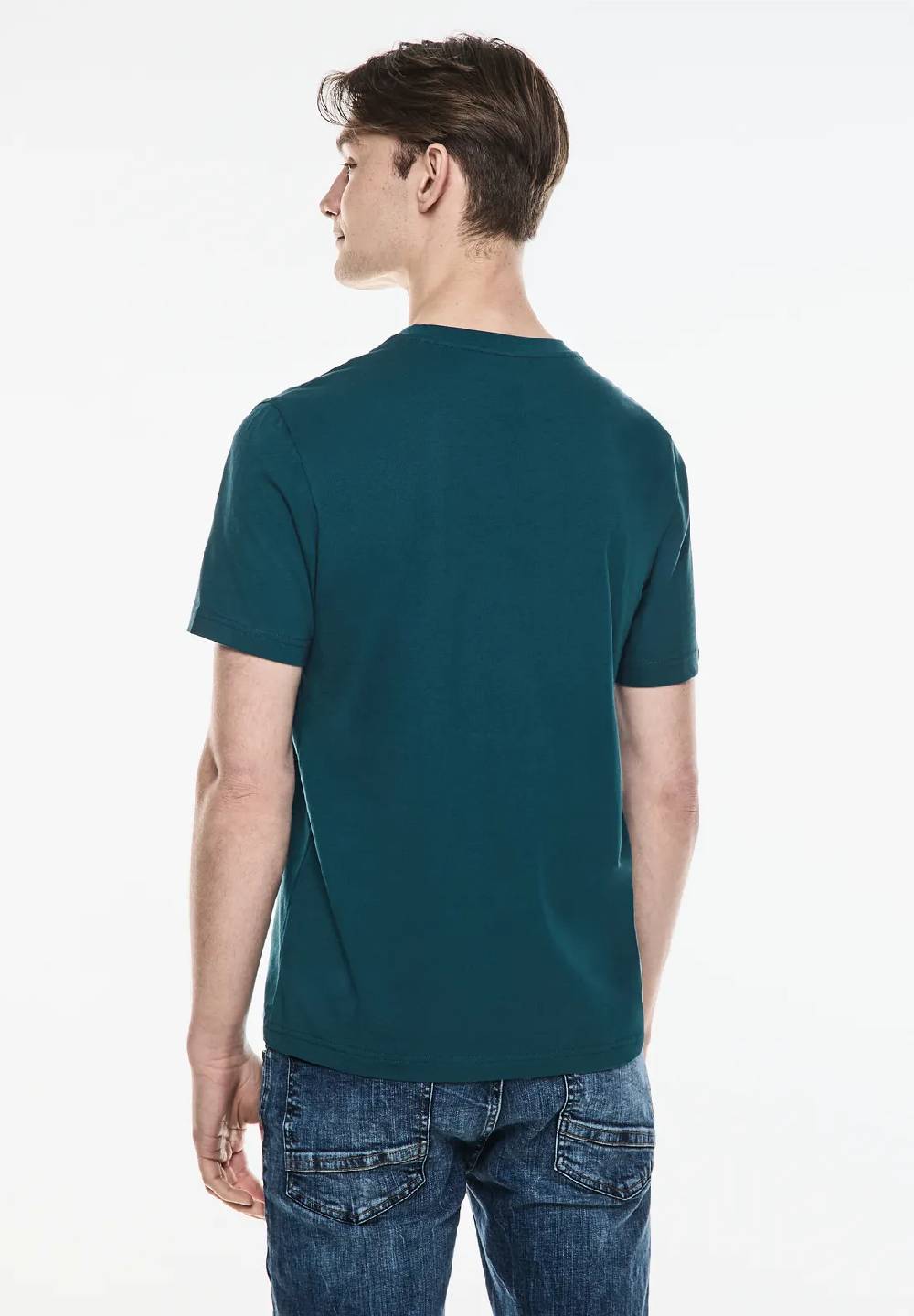 Street One Basic T-Shirt in Unifarbe Kauf eins, bekomm eins gratis