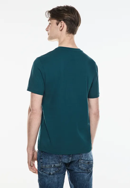 Street One Basic T-Shirt in Unifarbe Kauf eins, bekomm eins gratis