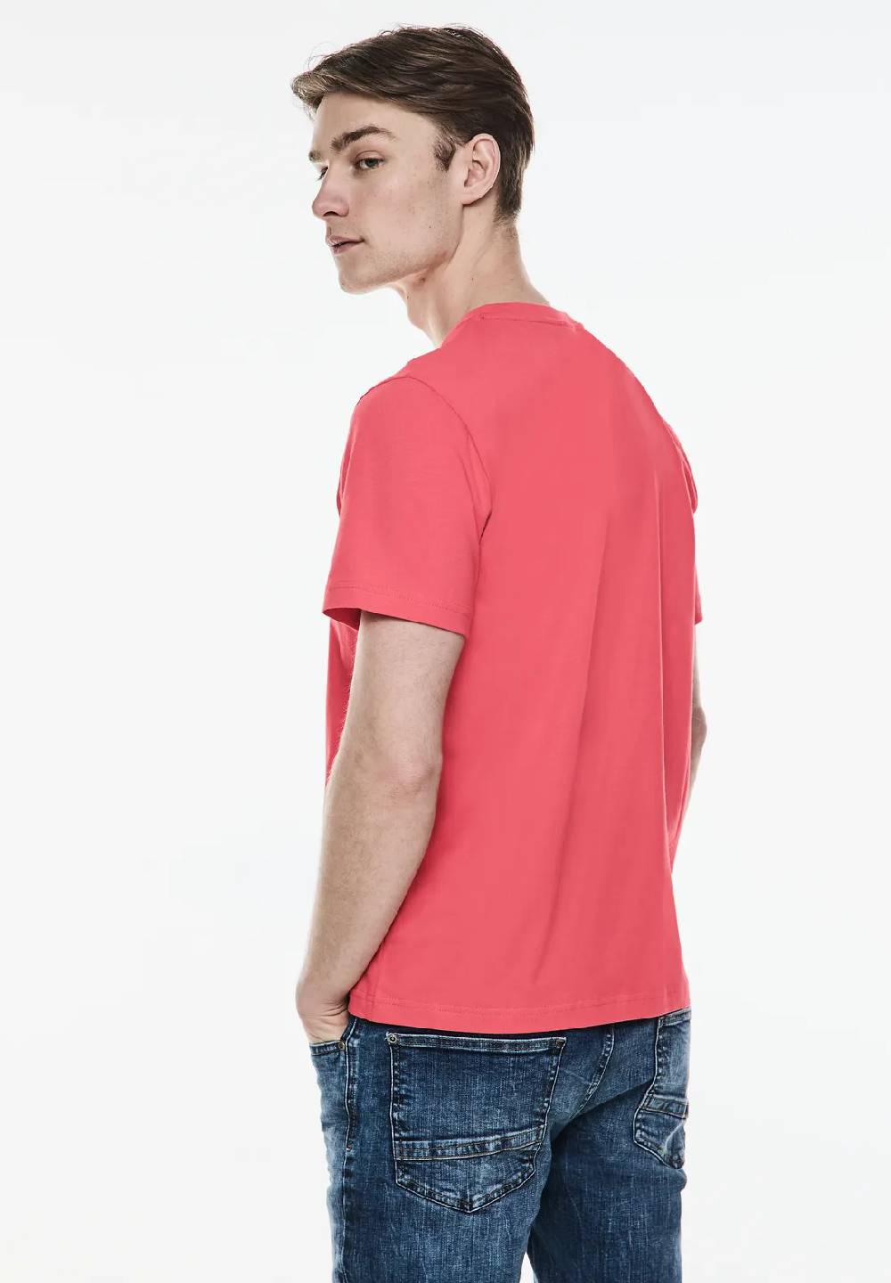 Street One Basic T-Shirt in Unifarbe Sonderangebote