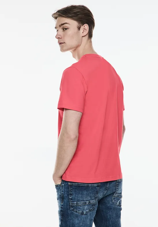 Street One Basic T-Shirt in Unifarbe Sonderangebote