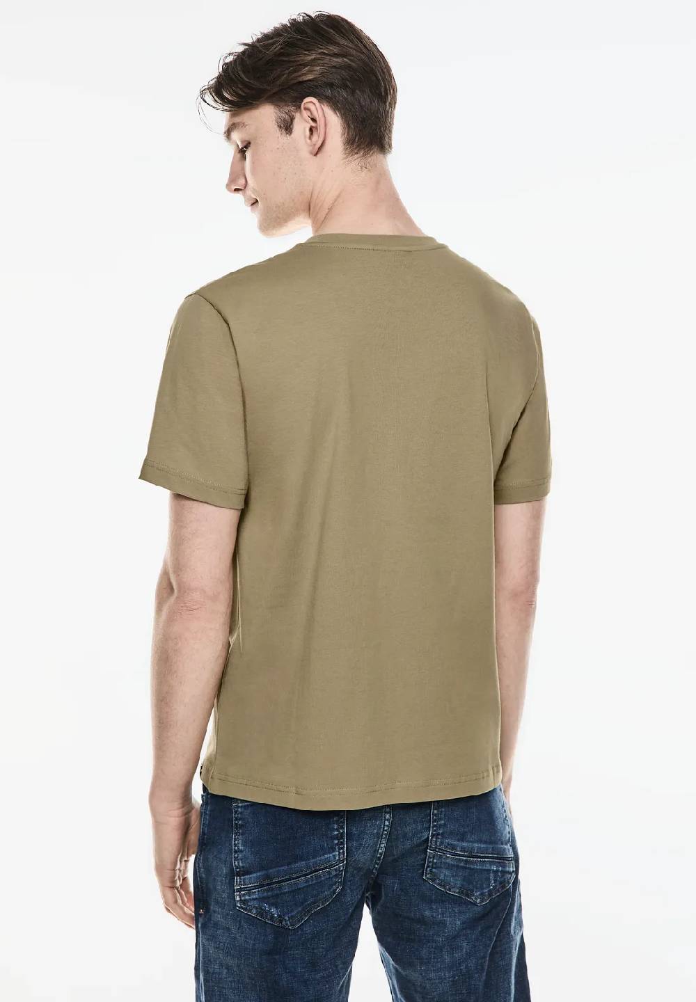 Street One Basic T-Shirt in Unifarbe Riesige Ersparnisse