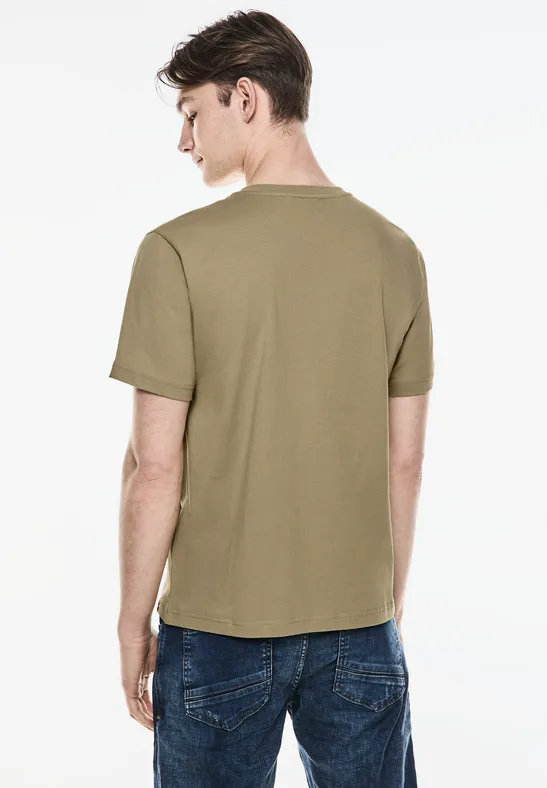 Street One Basic T-Shirt in Unifarbe Riesige Ersparnisse