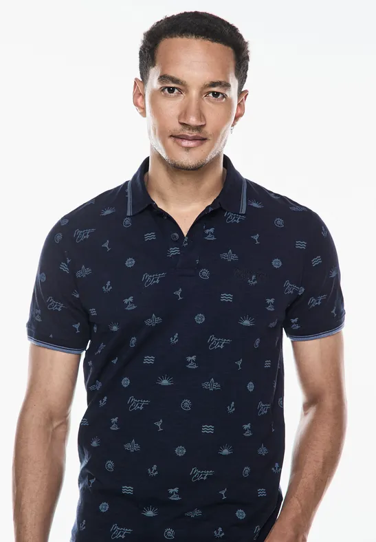 Street One Slub Jersey Poloshirt Kostenlose Rückgabe
