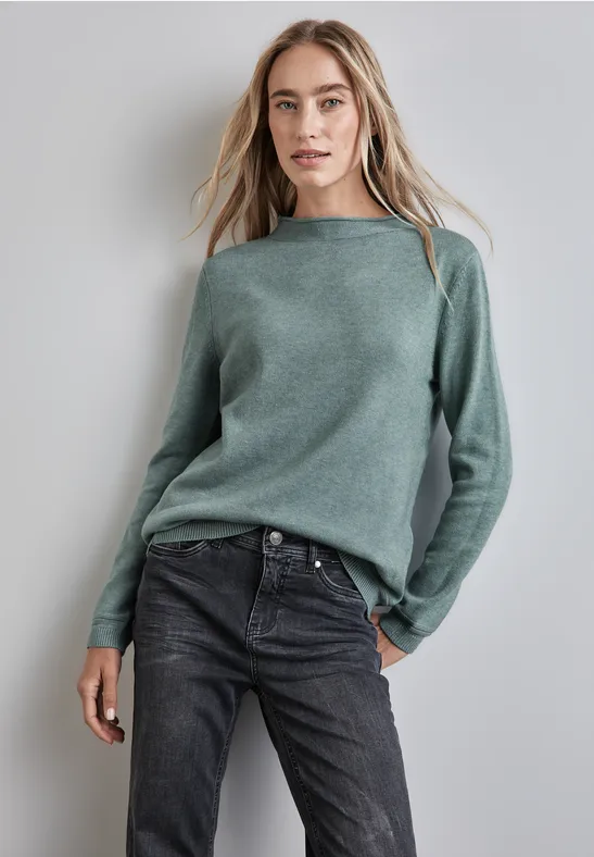 Street One Pullover mit gerolltem Saum Bis zu 65% Rabatt
