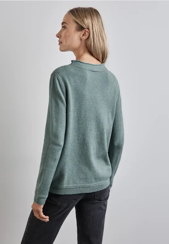 Street One Pullover mit gerolltem Saum Bis zu 65% Rabatt