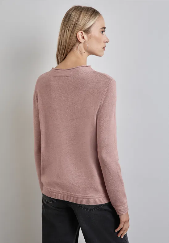 Street One Pullover mit gerolltem Saum Vierteljährliche Förderung