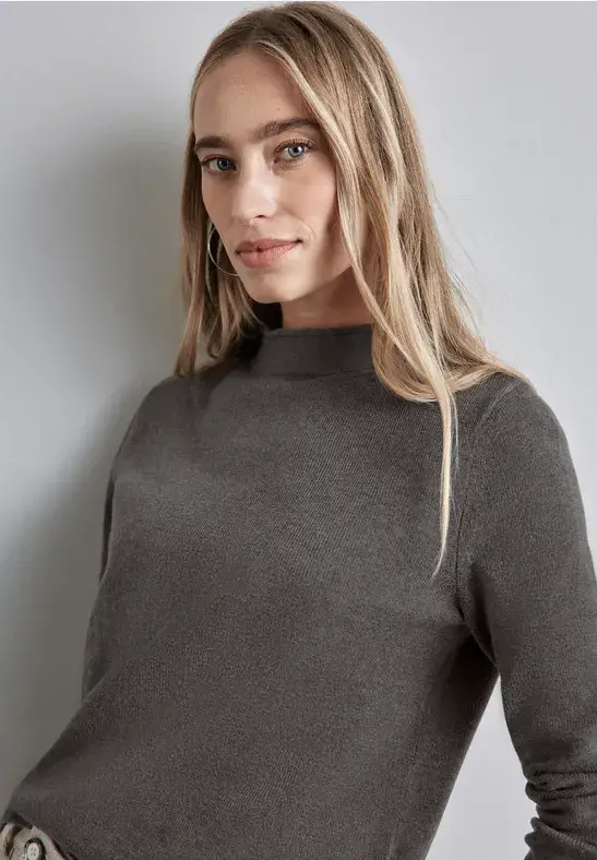 Street One Pullover mit gerolltem Saum Online