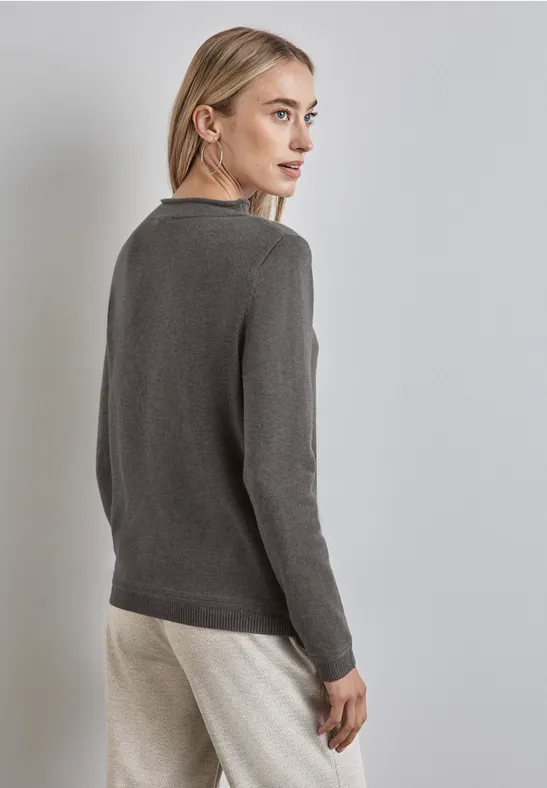 Street One Pullover mit gerolltem Saum Online