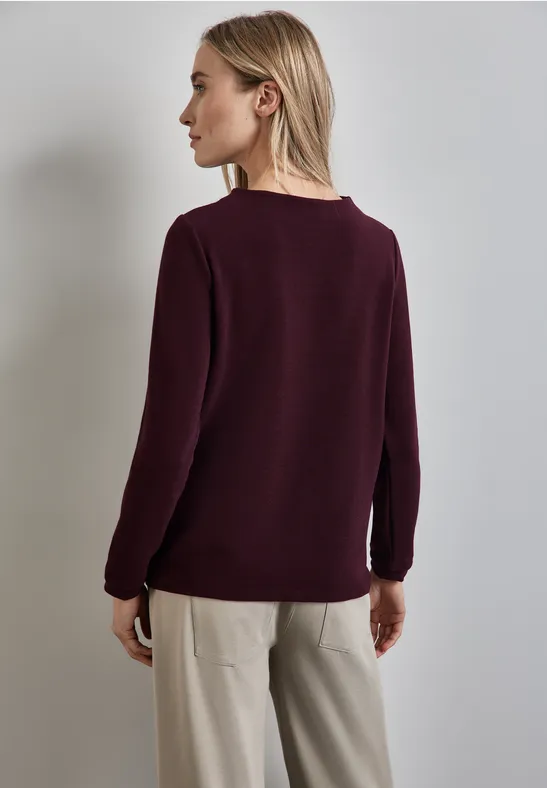 Street One Turtleneck Struktur-Shirt Großer Ausverkauf