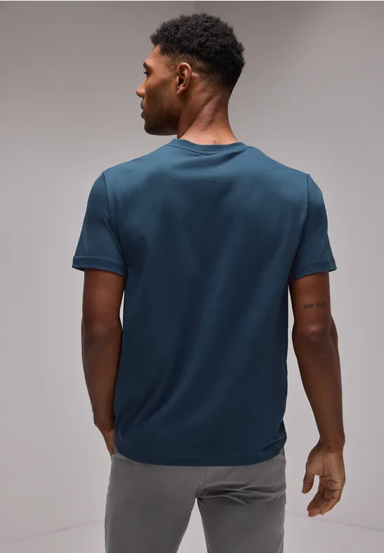 Street One Basic T-Shirt in Unifarbe Zeitbegrenzte Promotion