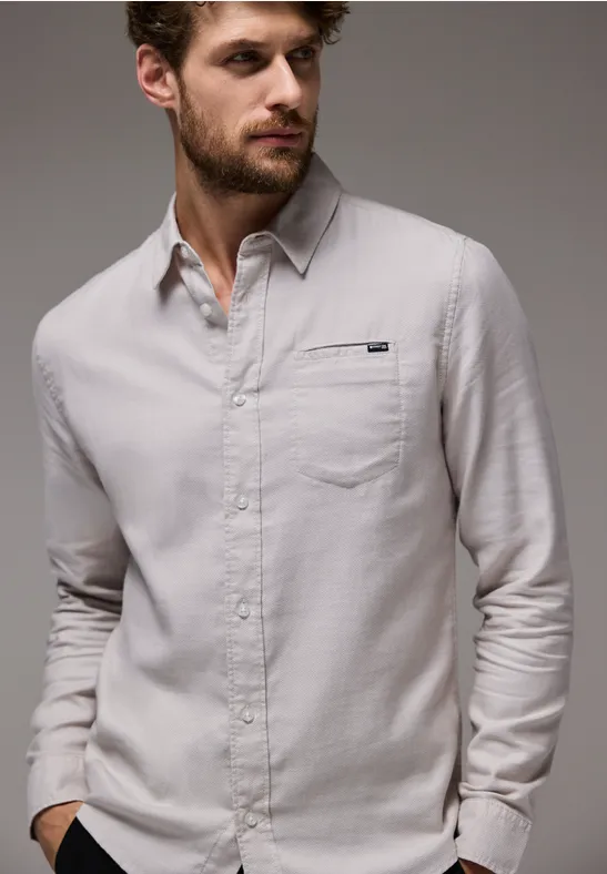 Street One Strukturhemd im Slim Fit Nur noch ein Tag übrig