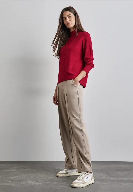 Street One Pullover mit Strickmuster 50% Rabatt für begrenzte Zeit