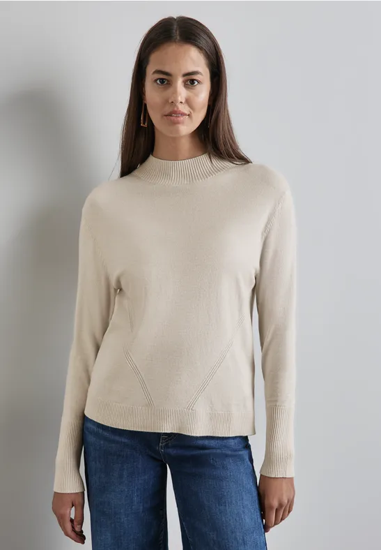 Street One Basic Turtleneck Pullover Online Shopping