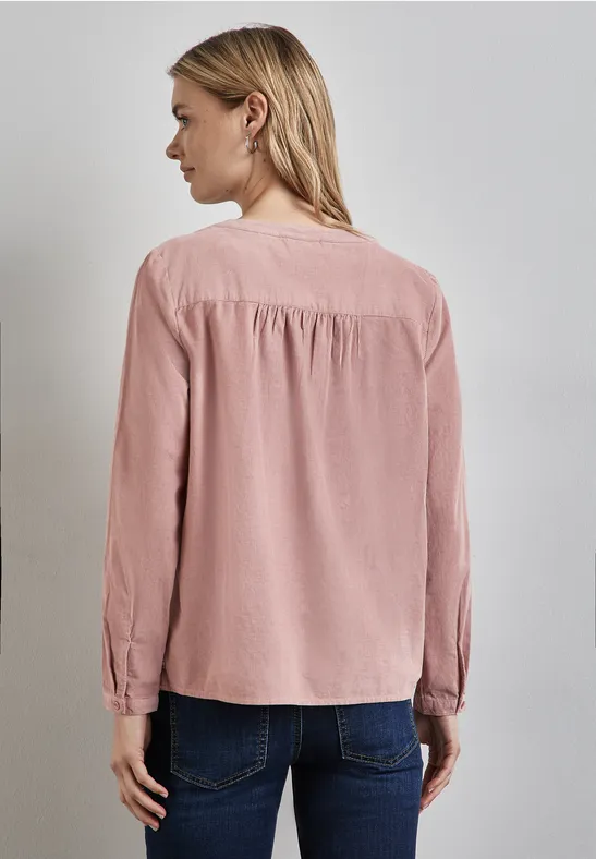 Street One Cord-Bluse mit Knopfleiste Weihnachtsangebot