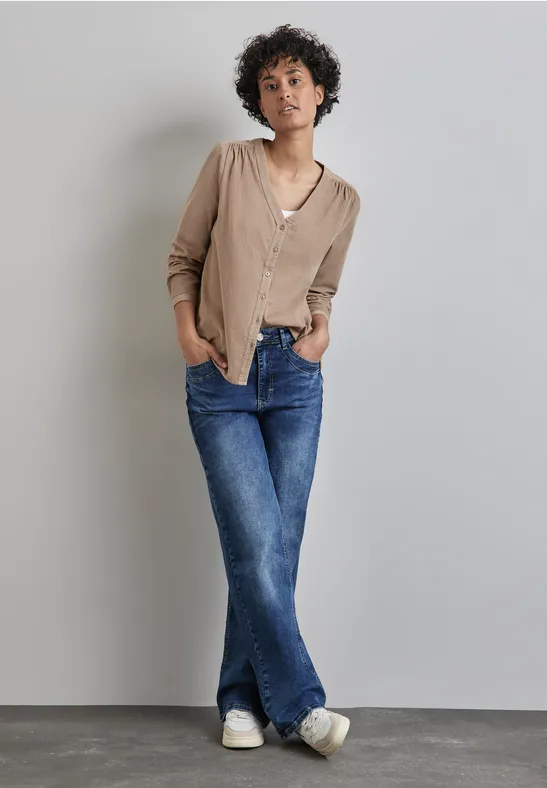 Street One Cord-Bluse mit Knopfleiste Osterangebot