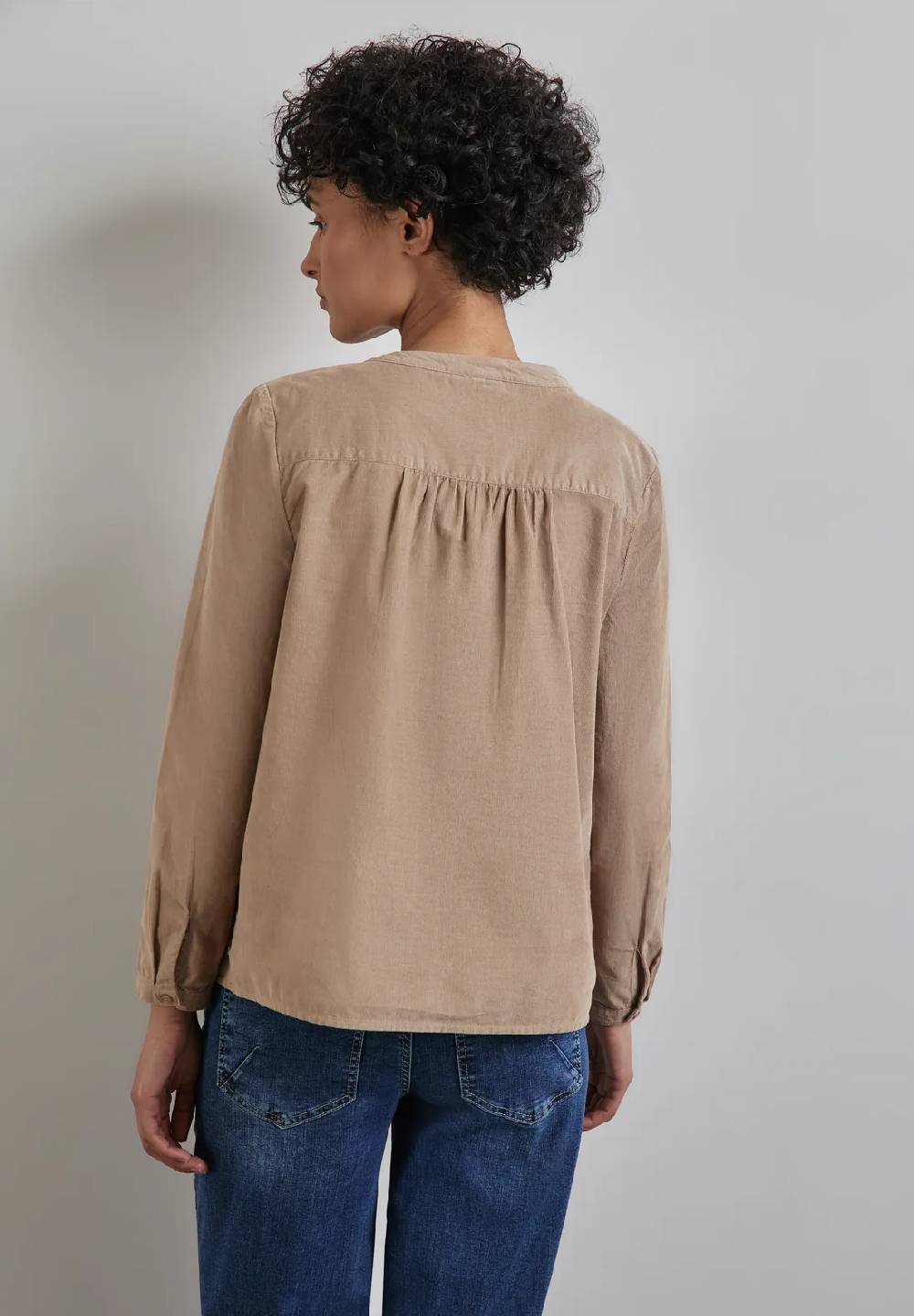 Street One Cord-Bluse mit Knopfleiste Osterangebot