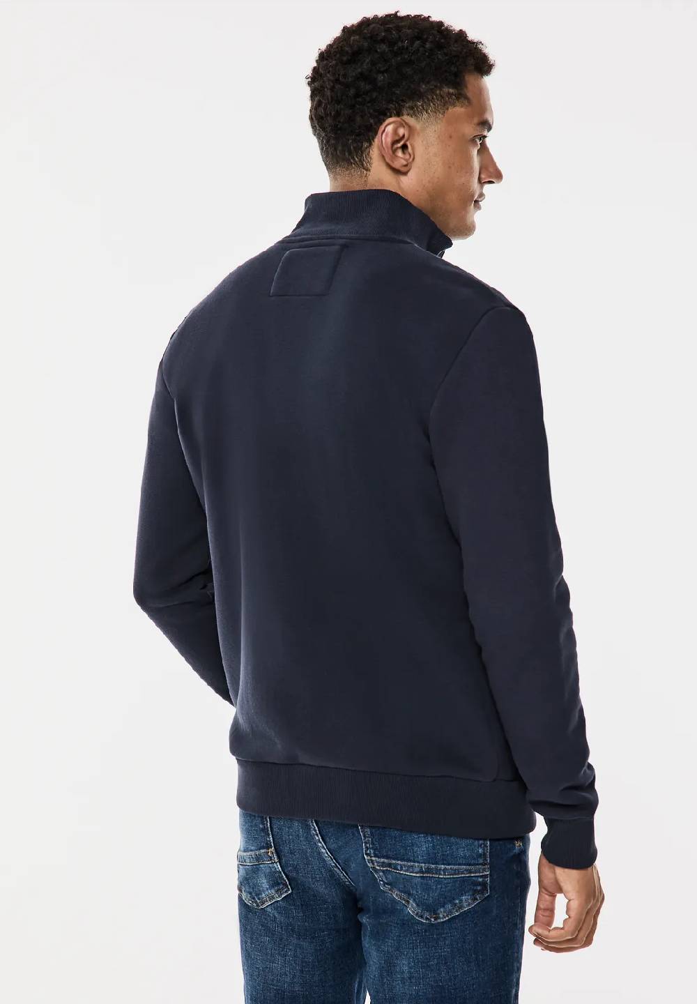 Street One Sweatjacke mit Materialmix Super Sparpreis