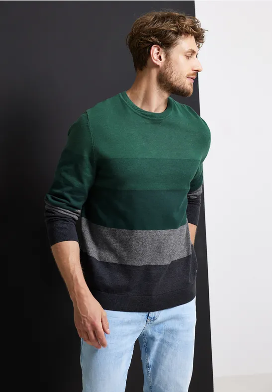 Street One Pullover mit Streifenmuster Letzter Tag