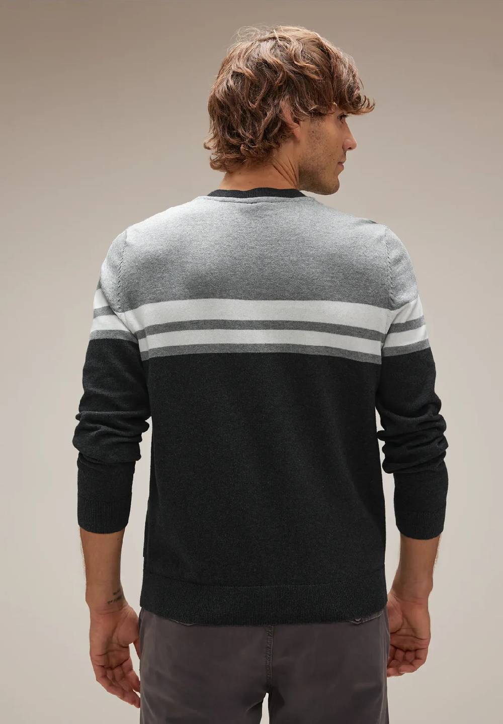 Street One Gestreifter Strickpullover Nur für heute