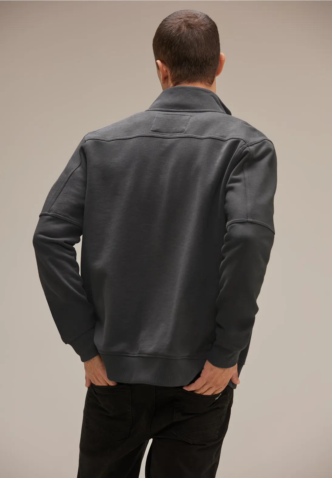 Street One Sweatjacke mit Stehkragen Sonderangebot der Fabrik