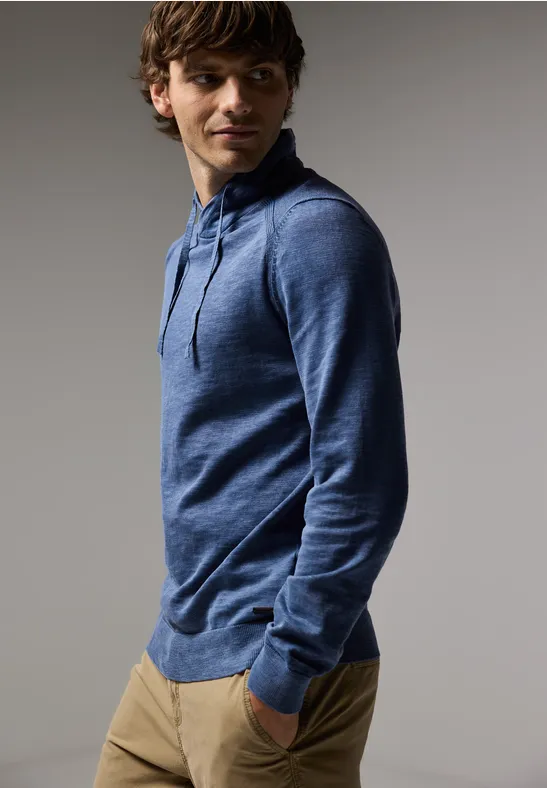 Street One Pullover in Washed-Optik Black Friday Preise