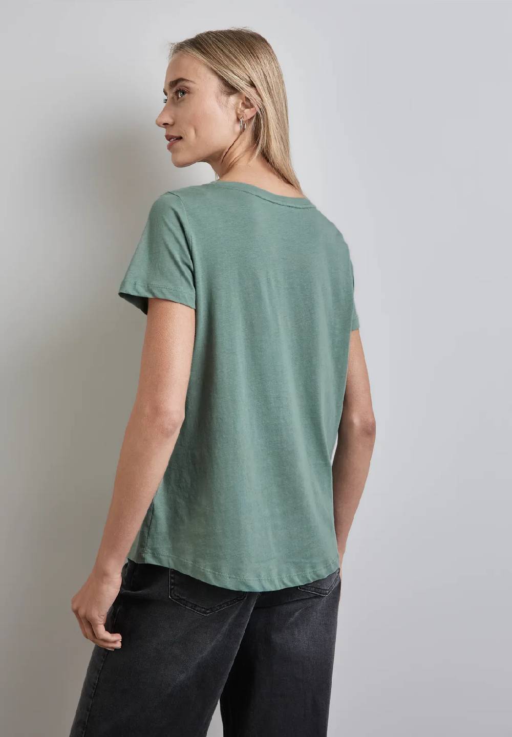 Street One T-Shirt mit Wording Im Verkauf