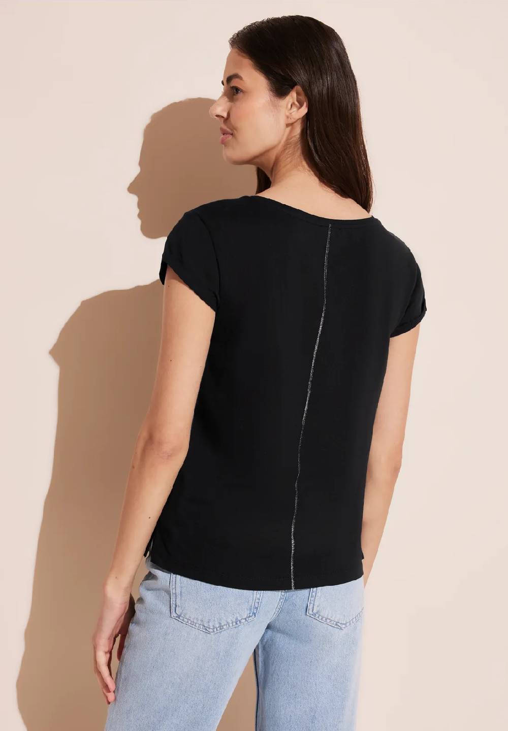 Street One T-Shirt mit Wording 50% Rabatt für begrenzte Zeit