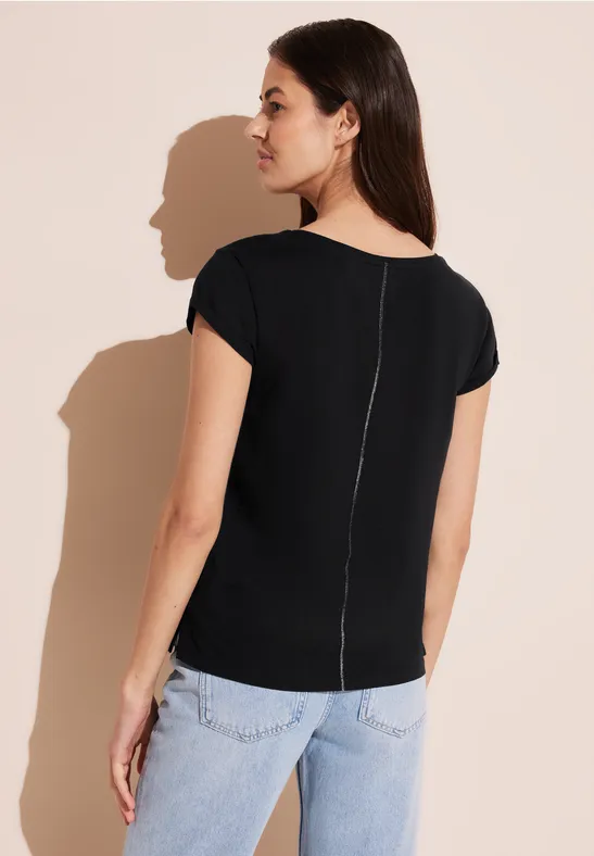 Street One T-Shirt mit Wording 50% Rabatt für begrenzte Zeit