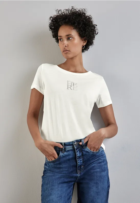 Street One T-Shirt mit Wording Verkauf