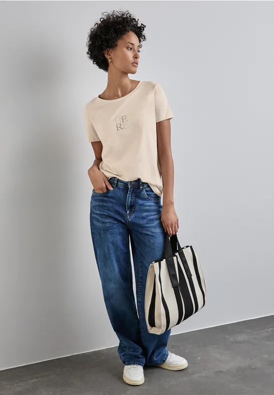Street One T-Shirt mit Wording Angebote