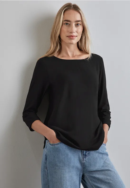 Street One Materialmix-Shirt Hotsell