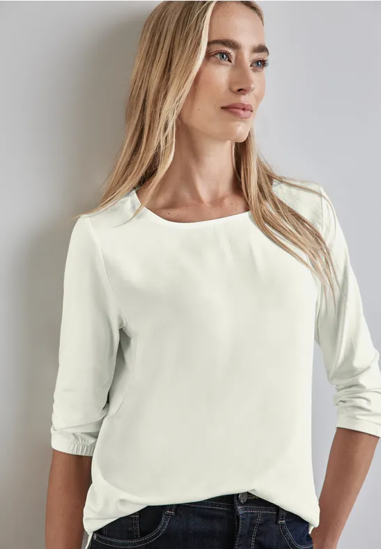 Street One Materialmix-Shirt im Angebot