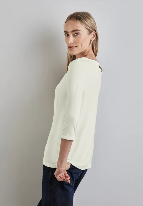 Street One Materialmix-Shirt im Angebot