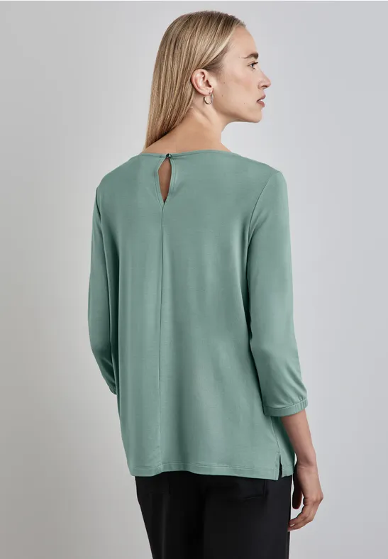Street One Materialmix-Shirt Günstiger Verkauf