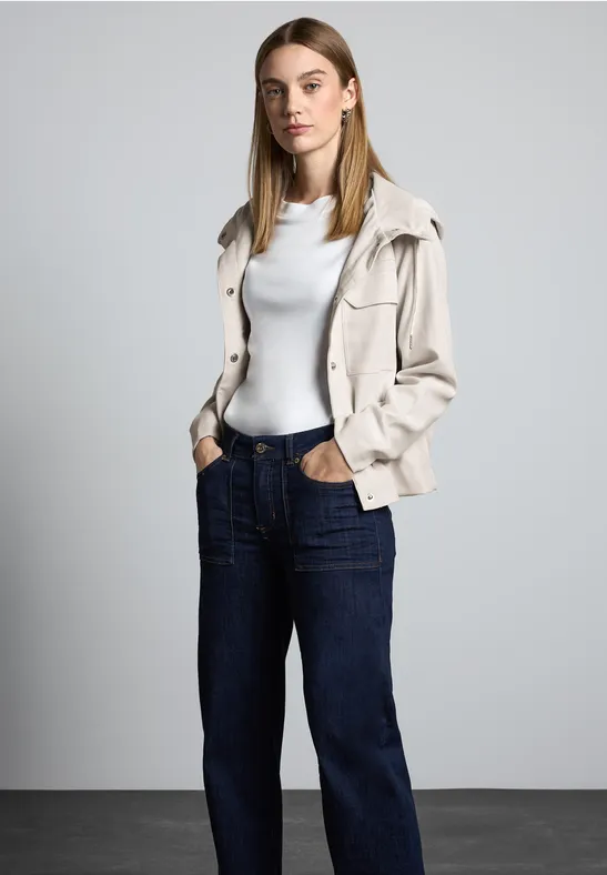 Street One Kurze Jacke mit Kapuze Preisnachlass