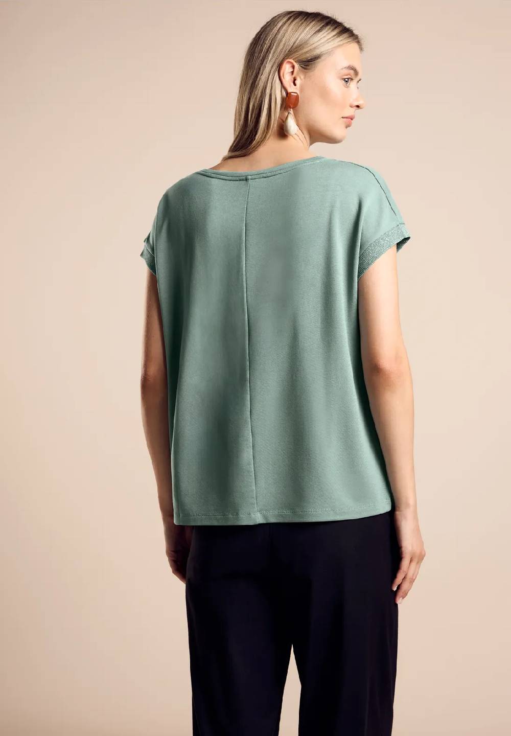 Street One T-Shirt mit Wording Weihnachtsangebot