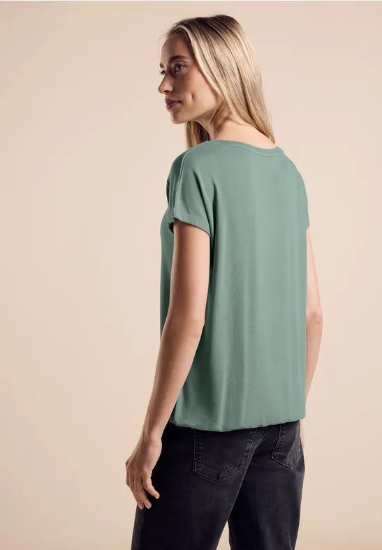 Street One T-Shirt mit Glanz-Detail Valentinstagsangebot