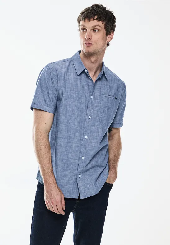 Street One Chambray Kurzarmhemd Neuheiten