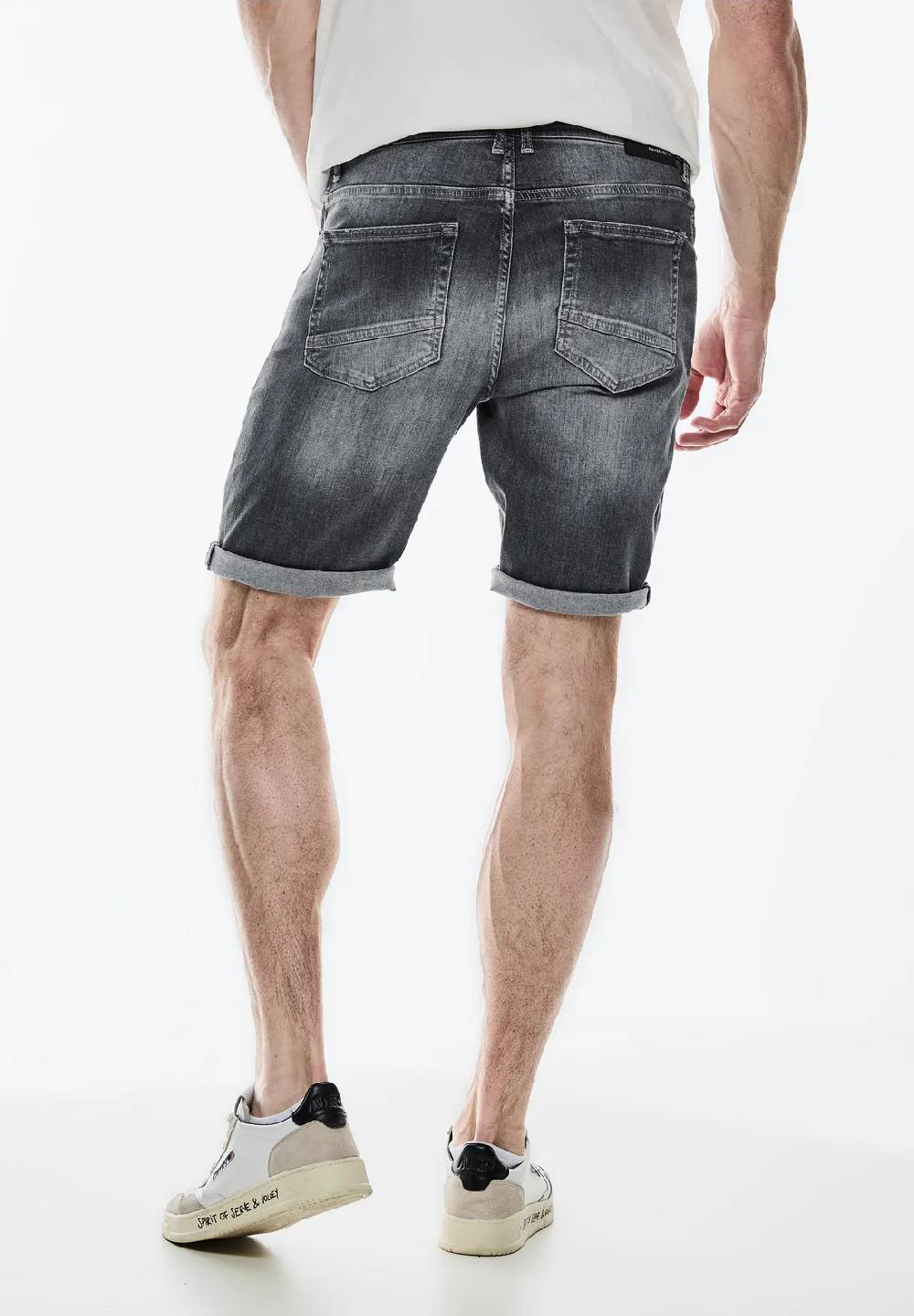 Street One Elastische Jeans Shorts Sonderangebot der Fabrik