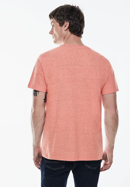 Street One Melange T-Shirt mit Print Discount Store für neue Produkte