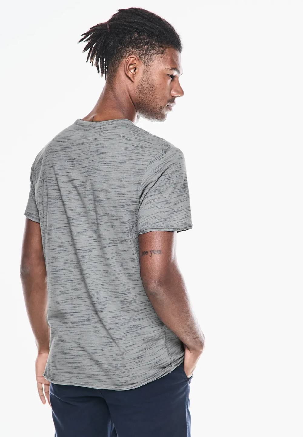 Street One Space Dye V-Neck T-Shirt Riesige Rabatte