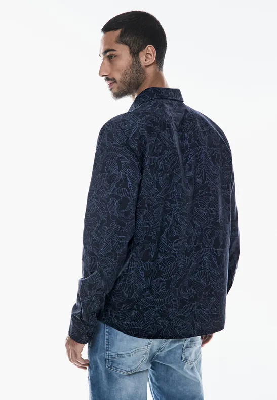 Street One Canvas Hemd mit Print Kostenloser Versand international